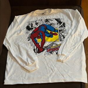 Marvel Comics White Cotton Shirt NWOT